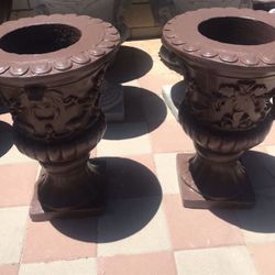New Flower Pots Made Out Of Cement Perfect Gift For Any Occasion 