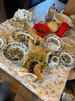 Japanese dishes Blue Danube