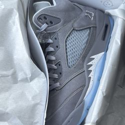 jordan retro 5 wolf grey