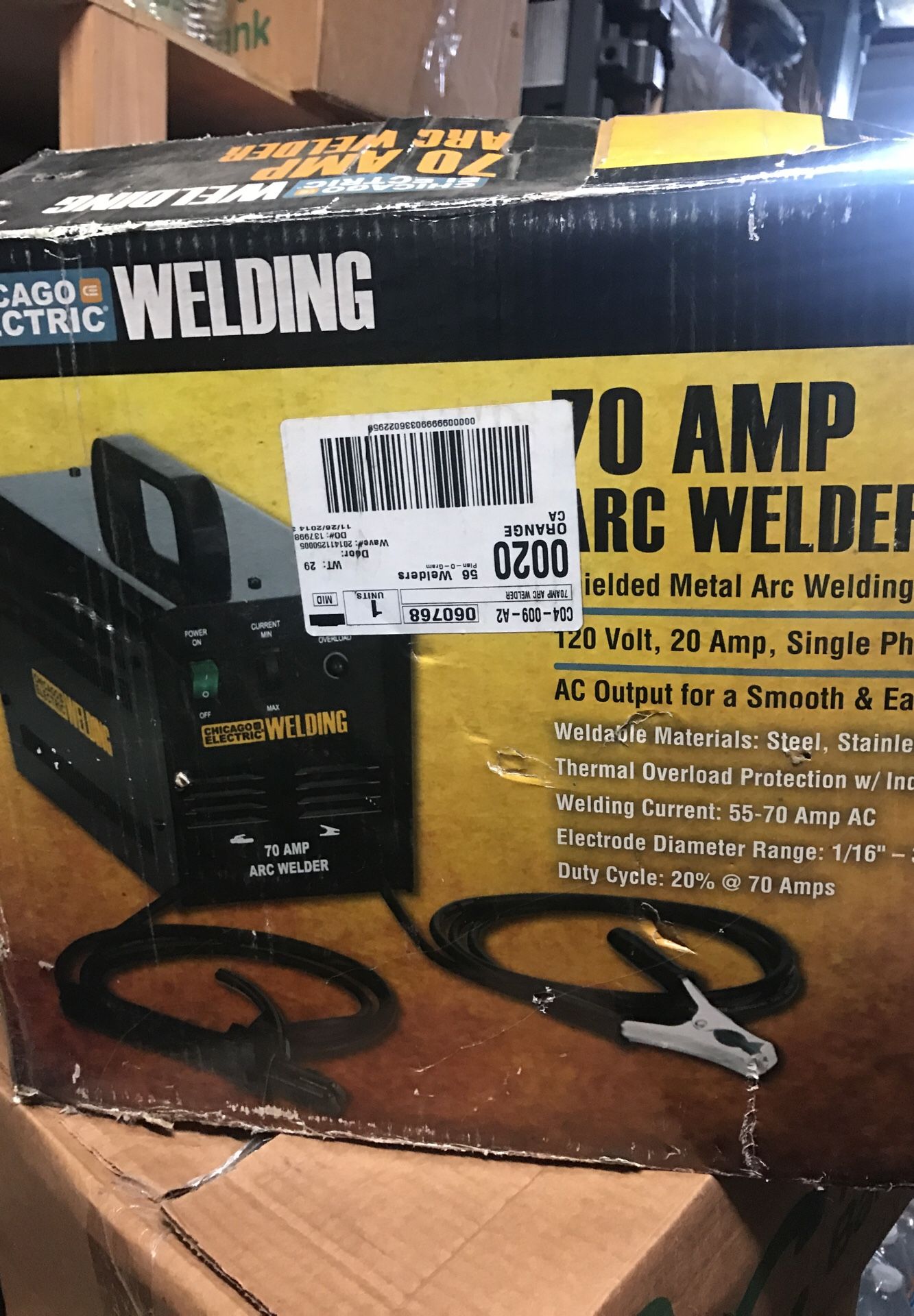 Chicago electric welding 70 amp arc welder not free best offer takes it