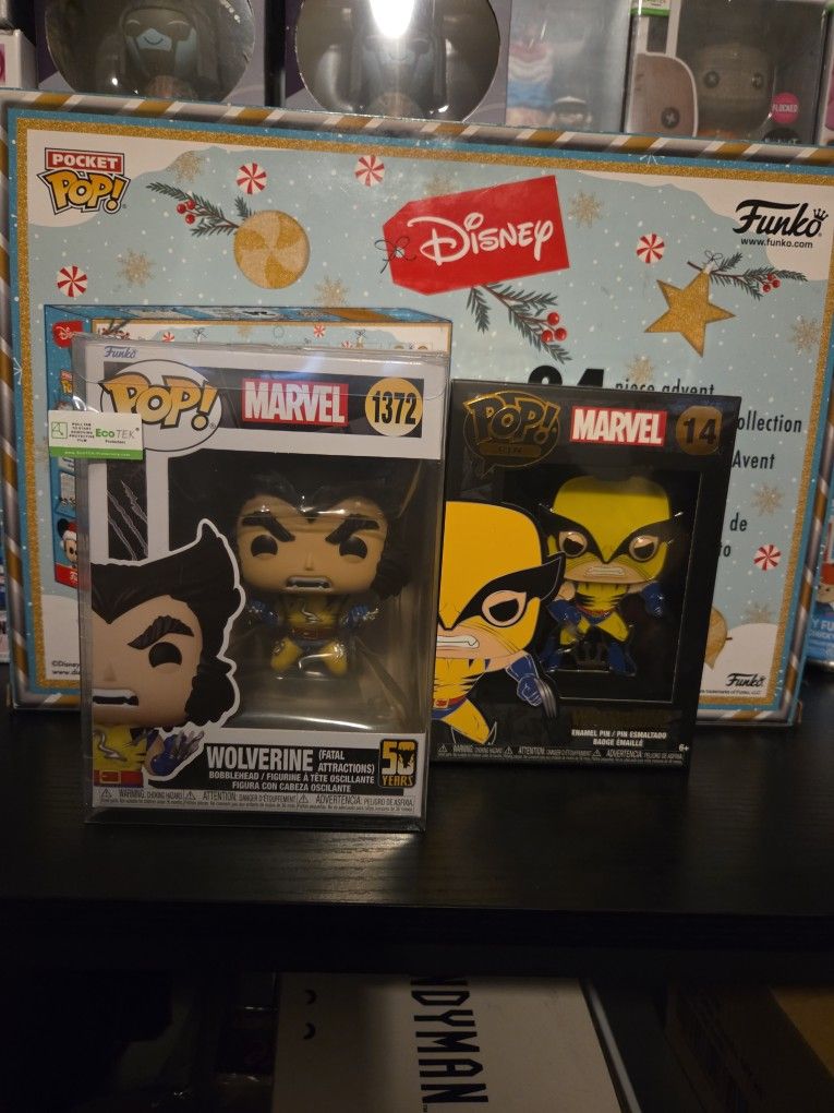Funko Pop And Pin Wolverine