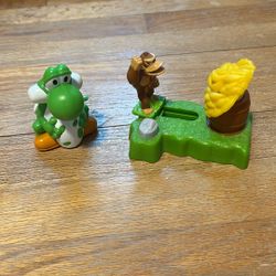 Nintendo Superstars Burger King Toy Yoshi And Donkey Kong