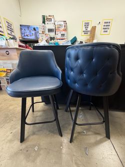 Bar Stools Set 26 inch Swivel Barstools Counter Height Bar Stools with High Back