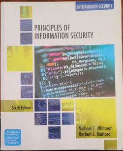 Principles of Information Security Textbook