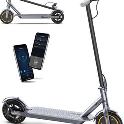 Electric Scooter, 19Mph Top Speed, Up to 19/23 Miles Range, 8.5" Solid Tires, Commuting Scooter