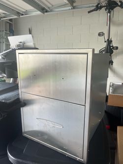 utdoor Kitchen Double Drawers Stainless Steel