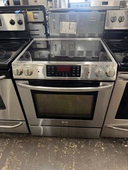 LG 30in Slide In Electric Stove Slide In 4 Months Warranty