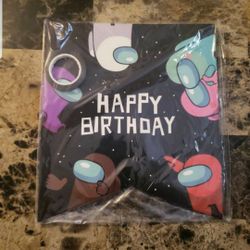 Among Us Party supplies 