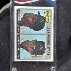 Joe morgan and sonny Jackson rookie card