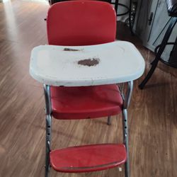 Vintage Antique Child's High Chair
