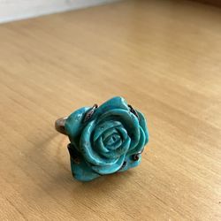 Turquoise Rose Ring