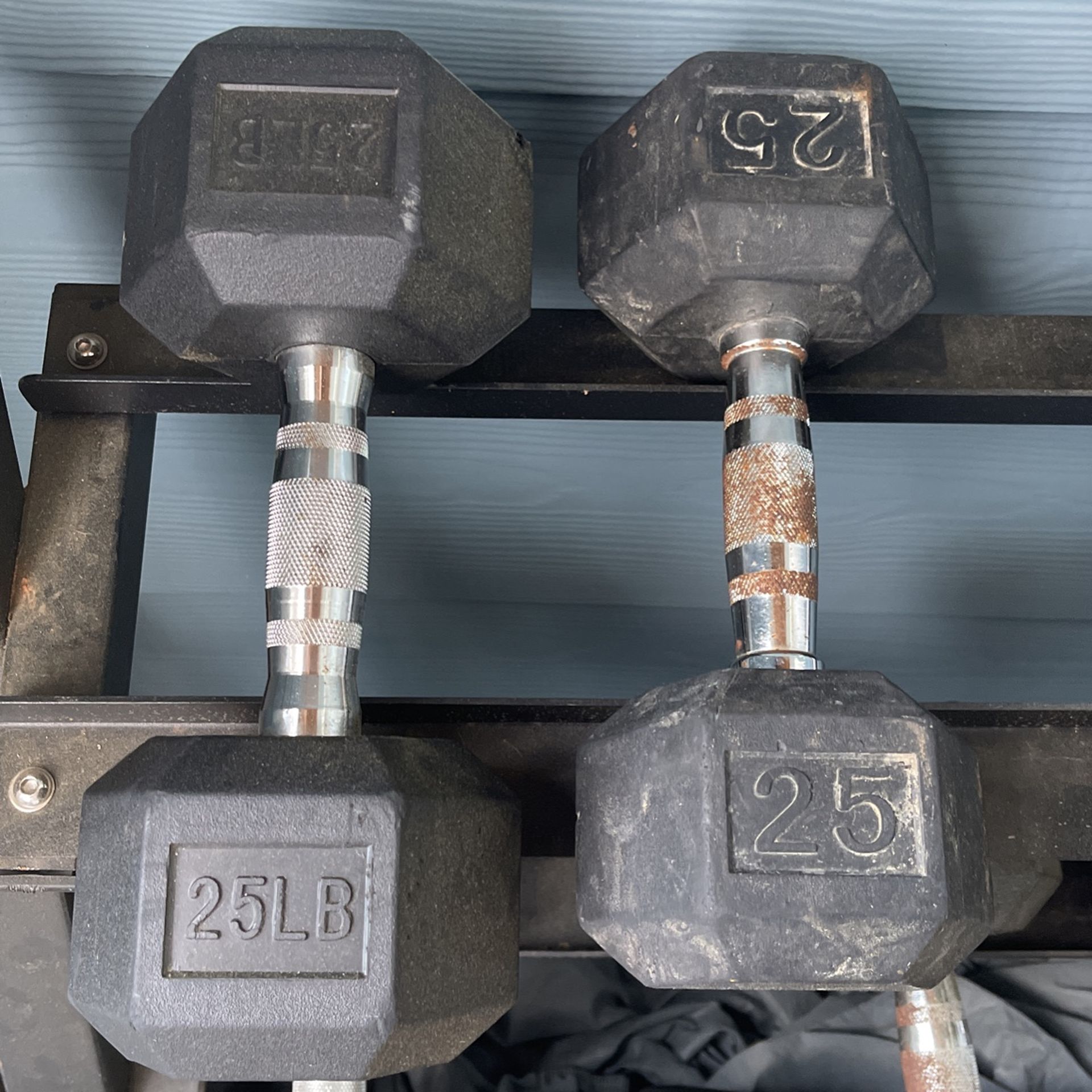 Dumbbells 25 Lbs $60