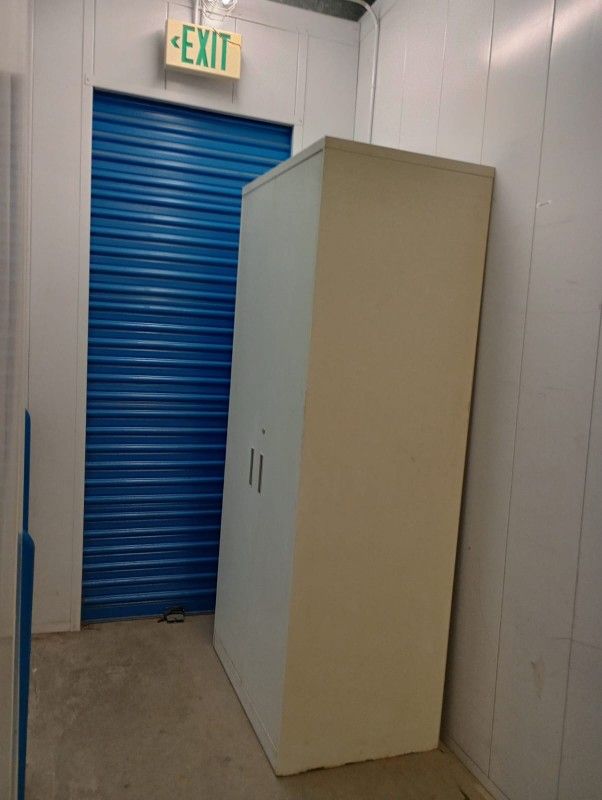 Metal Storage Cabinet By Steelcase With 2keys