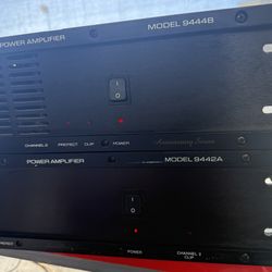 ALTEC LANSING 9444B  / ALTEC LANSING 9442A PROFESSIONAL POWER AMPLIFIERS