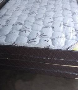 Brand new queen size pillowtop mattress included box spring.