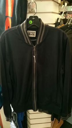 Converse One Star Men's Navy Blue Varsity Jacket Size Medium