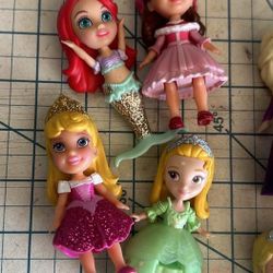 Disney Princess Poseable Mini Doll Bundle, 4 Pcs. 206