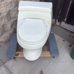 Free Kohler  Low Profile Toilet in Almond