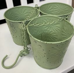 Tin Flower Holders/Decor