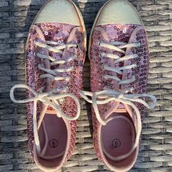 Sequined Shoes And Cap