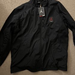 Nike Jordan 4 Reimagined Bred Flight Jacket NWT