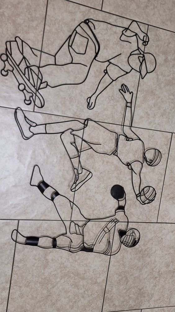METAL SPORTS FIGURES