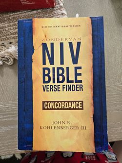 NIV Bible Verse Finder Concordance