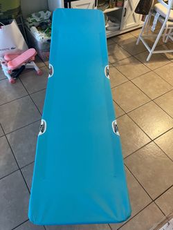 Foldable beach chair bed