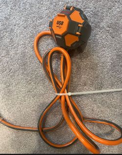 RIDGID 3-Outlet Power Ball Extension Cord Plus USB