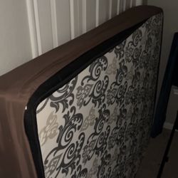 Queen Size Bed, Boxspring and Full bed frames, Head board and Leg Board