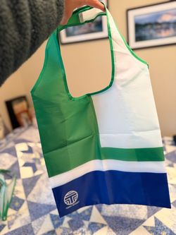 NEW Tory Sport Colorblock Reusable Nylon Tote Bag
