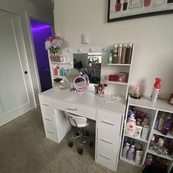white vanity 