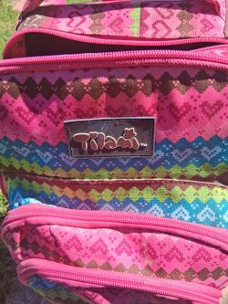 Tilami Rolling backpack girls heart design