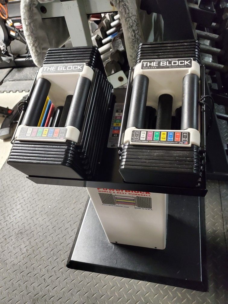 Adjustable PowerBlock Dumbbells