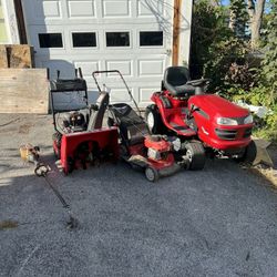 PACKAGE DEAL MOWERS-SNOWBLOWER-WEEDTRIMMER