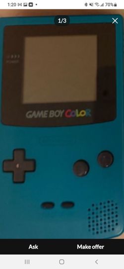 Nintendo game boy color /w game
