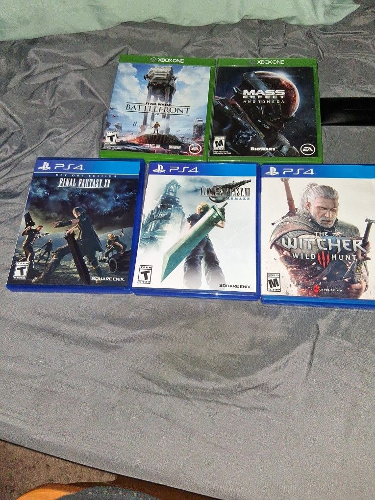 Ps4 Games, And A Couple X Boxone For $15