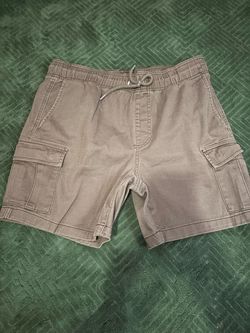 Men's Cargo Shorts with Drawstring Waist