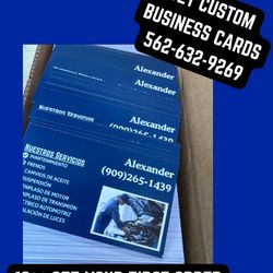 Business card printing