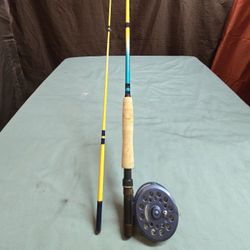 Eagle Claw 8'6" FlyPole And Shakespeare Fly Reel