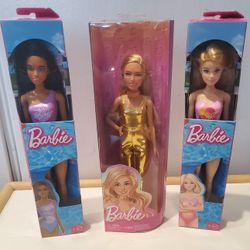 Barbie Mattel 3 Dolls