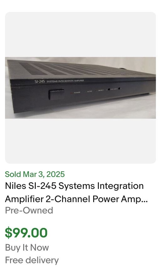 SI-245 Systems Integration Amplifier