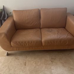 Leather couch