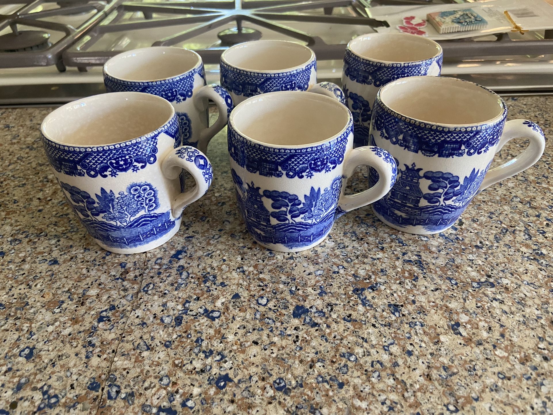 Blue Willow Mugs