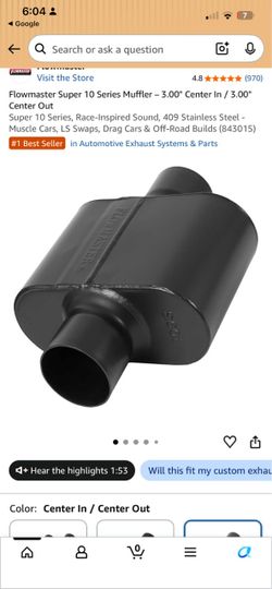 New 10 series mufflers