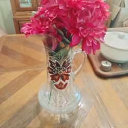 Vintage Glass Pitcher