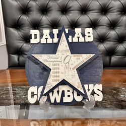 Cowboys Football Sign