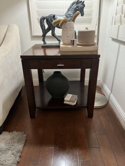 Wood Side Table