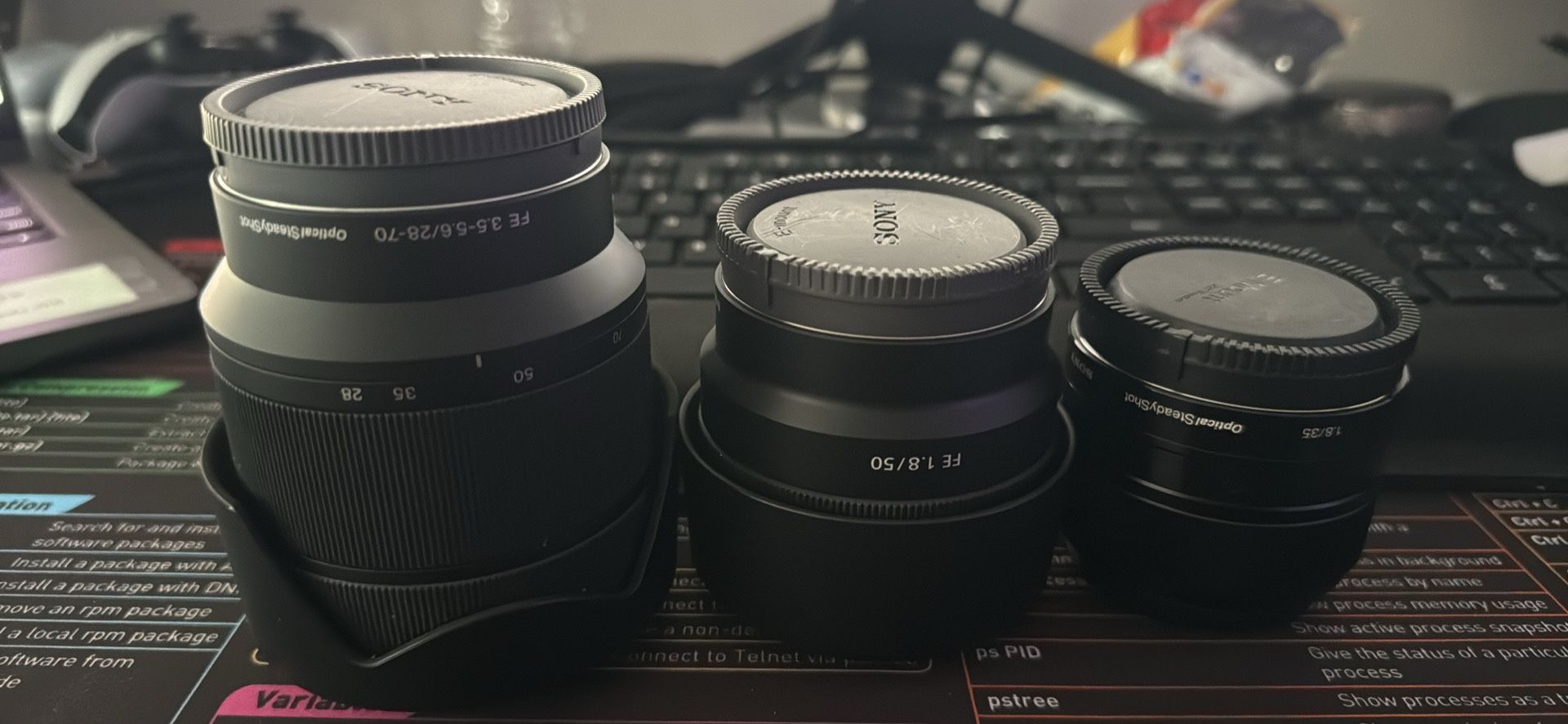 3 Sony Lenses Bundle E Mount ($600)
