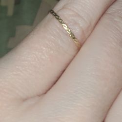 Gold Petite Small Size Ring